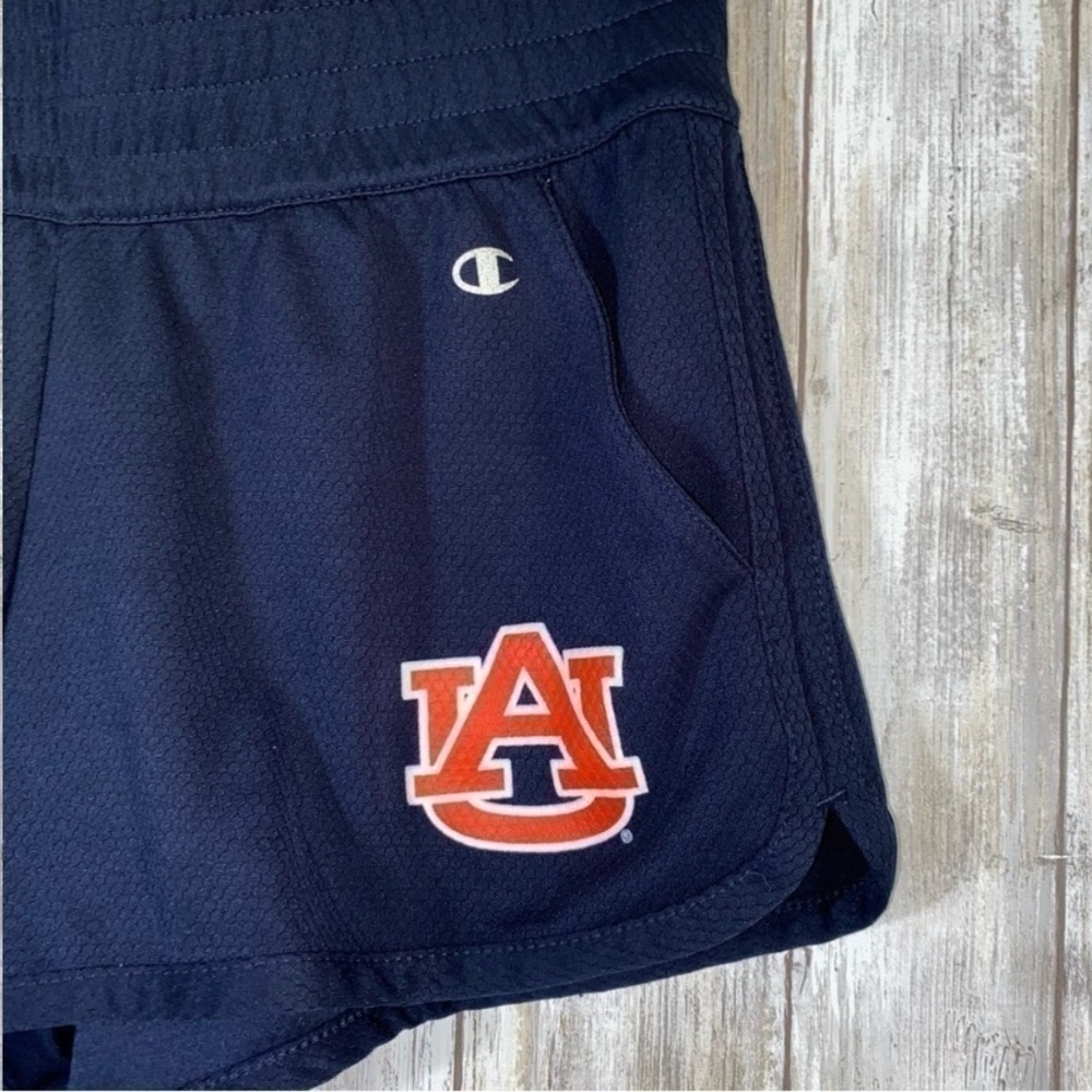 Champion Auburn Navy Logo Shorts - Picture 2 of 4